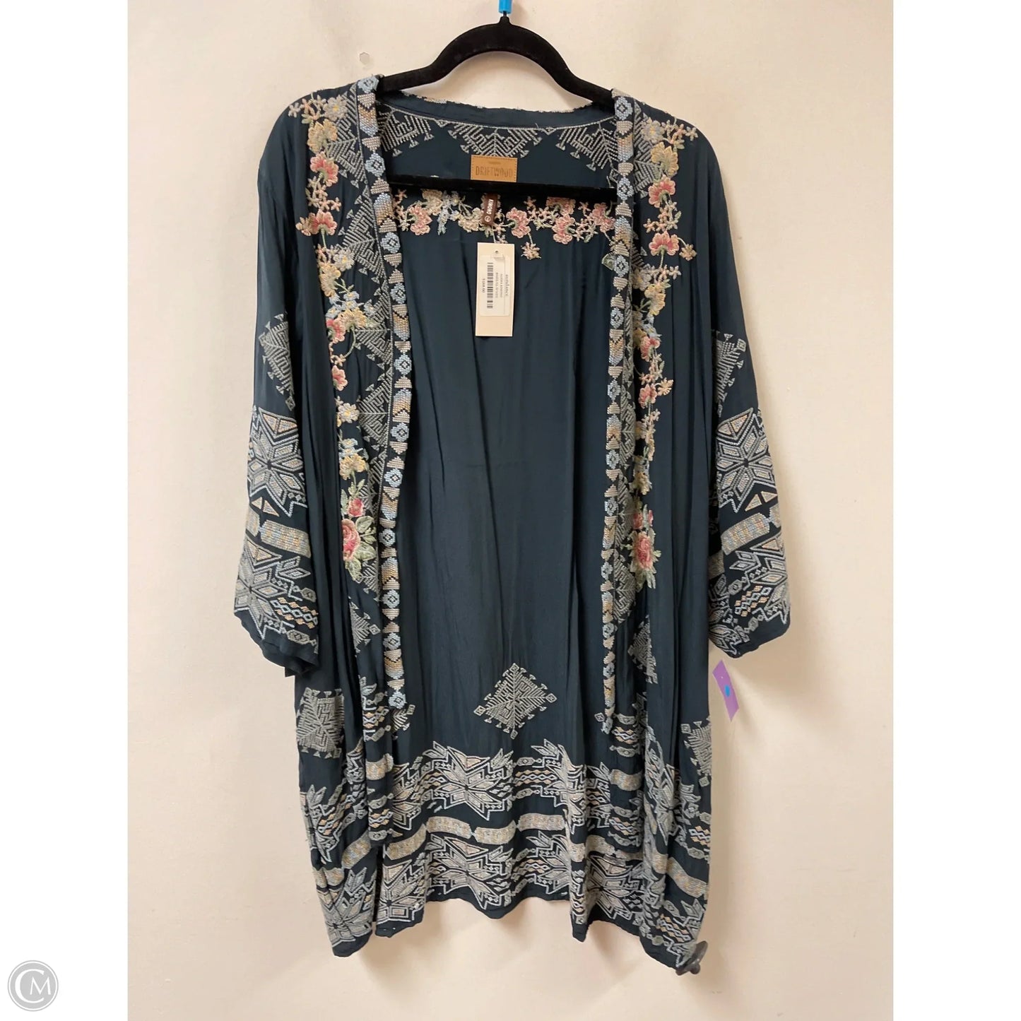 Kimono By Driftwood In Grey, Size: Xl