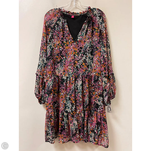 Dress Casual Short By Vince Camuto In Floral Print, Size: Xl