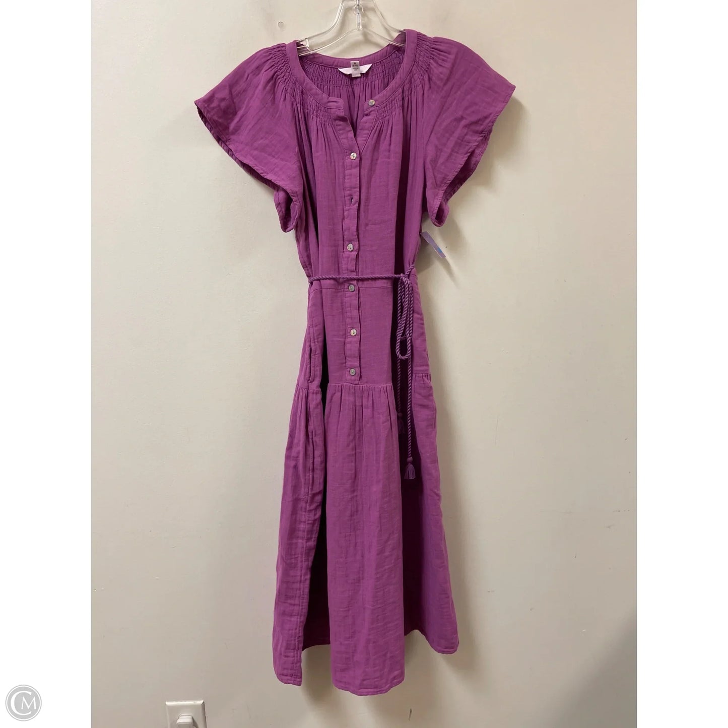 Dress Casual Maxi By Time And Tru In Purple, Size: M