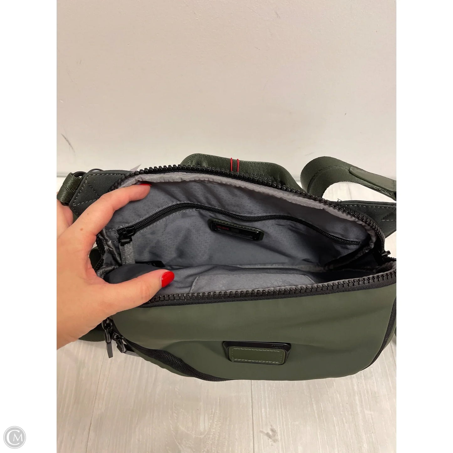 Crossbody Designer By Tumi, Size: Medium