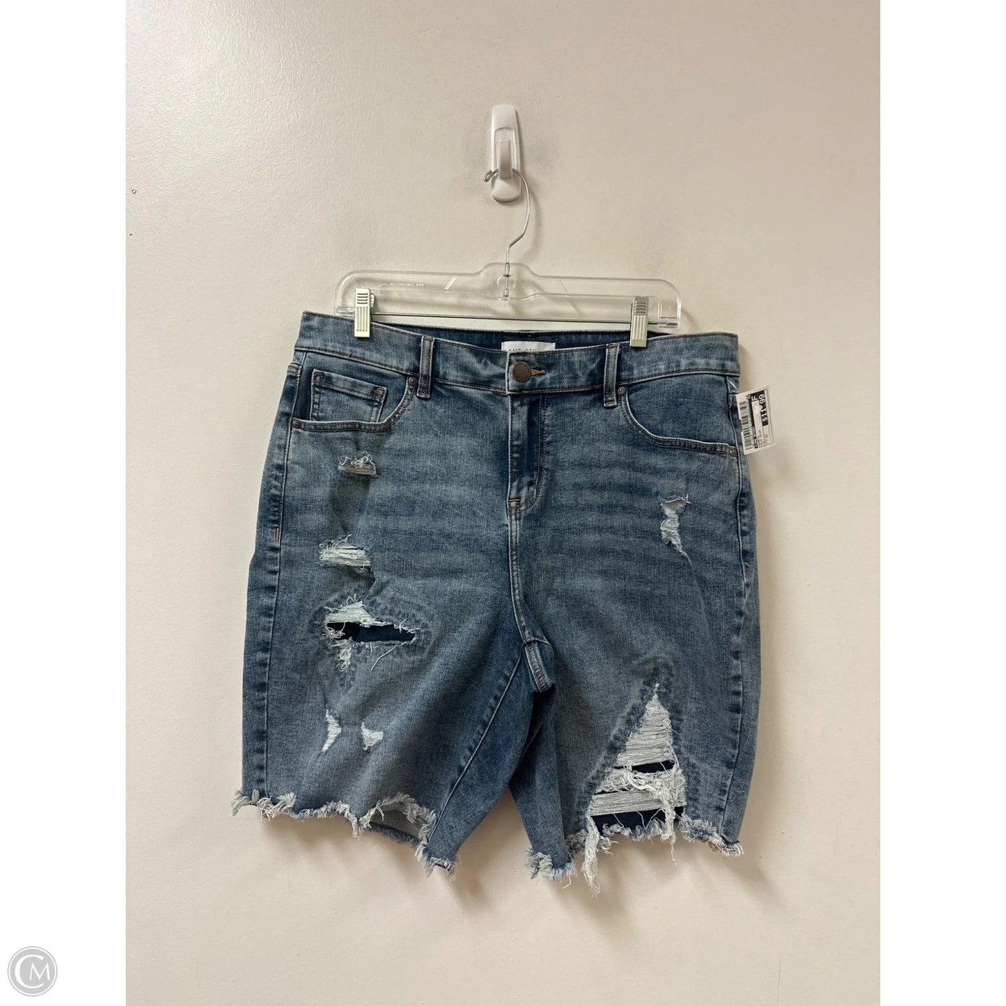 Shorts By Lane Bryant In Blue Denim, Size: 12