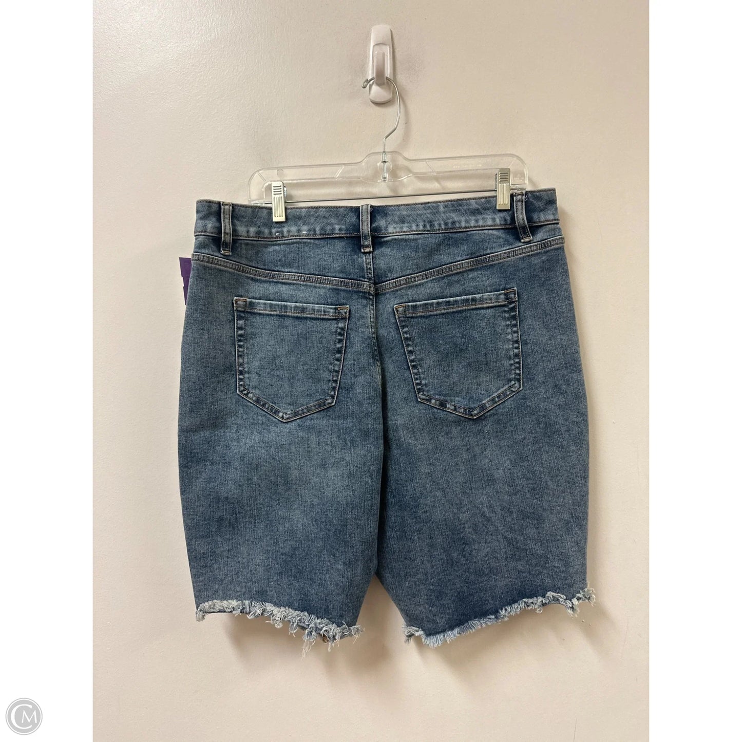 Shorts By Lane Bryant In Blue Denim, Size: 12