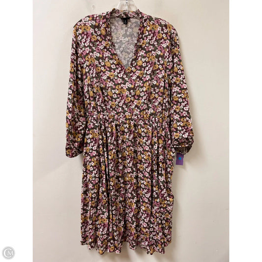 Dress Casual Short By Torrid In Floral Print, Size: Xl