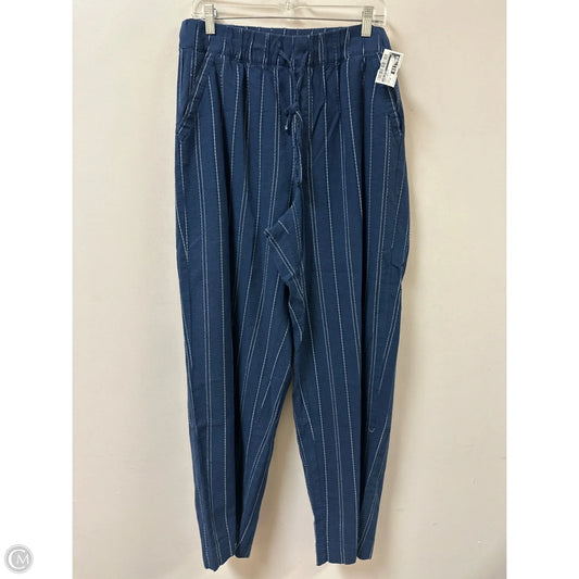 Pants Wide Leg By Lane Bryant In Blue & White, Size: 14