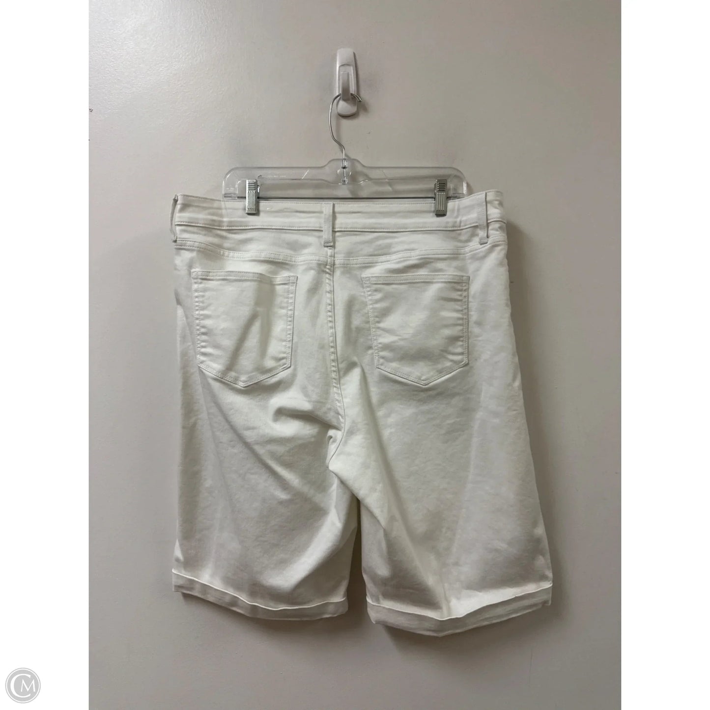 Shorts By St Johns Bay In White Denim, Size: 18