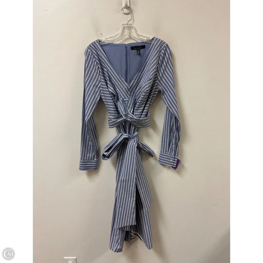 Dress Casual Maxi By White House Black Market In Blue & White, Size: M