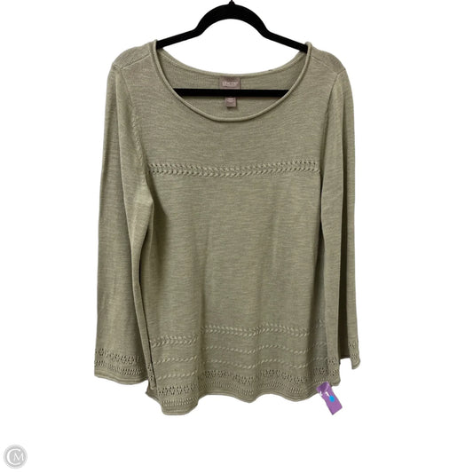 Sweater By Chicos In Green, Size: L