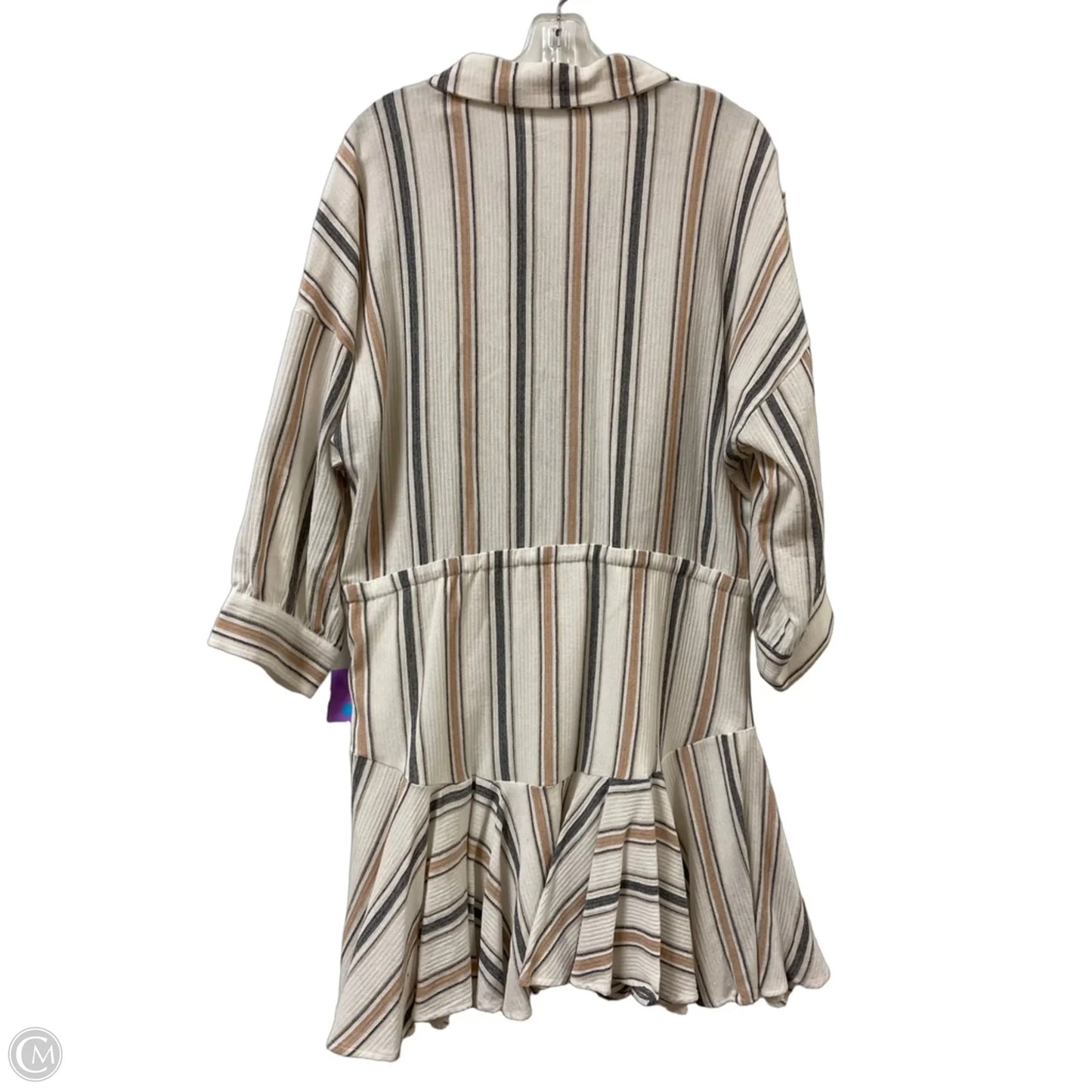 Dress Casual Short By By Together In Striped Pattern, Size: M