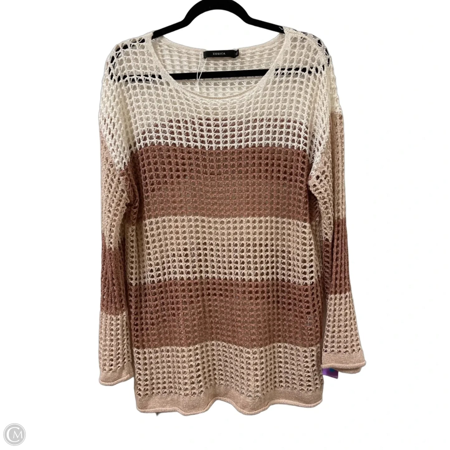 Sweater By Zesica In Cream, Size: Xl
