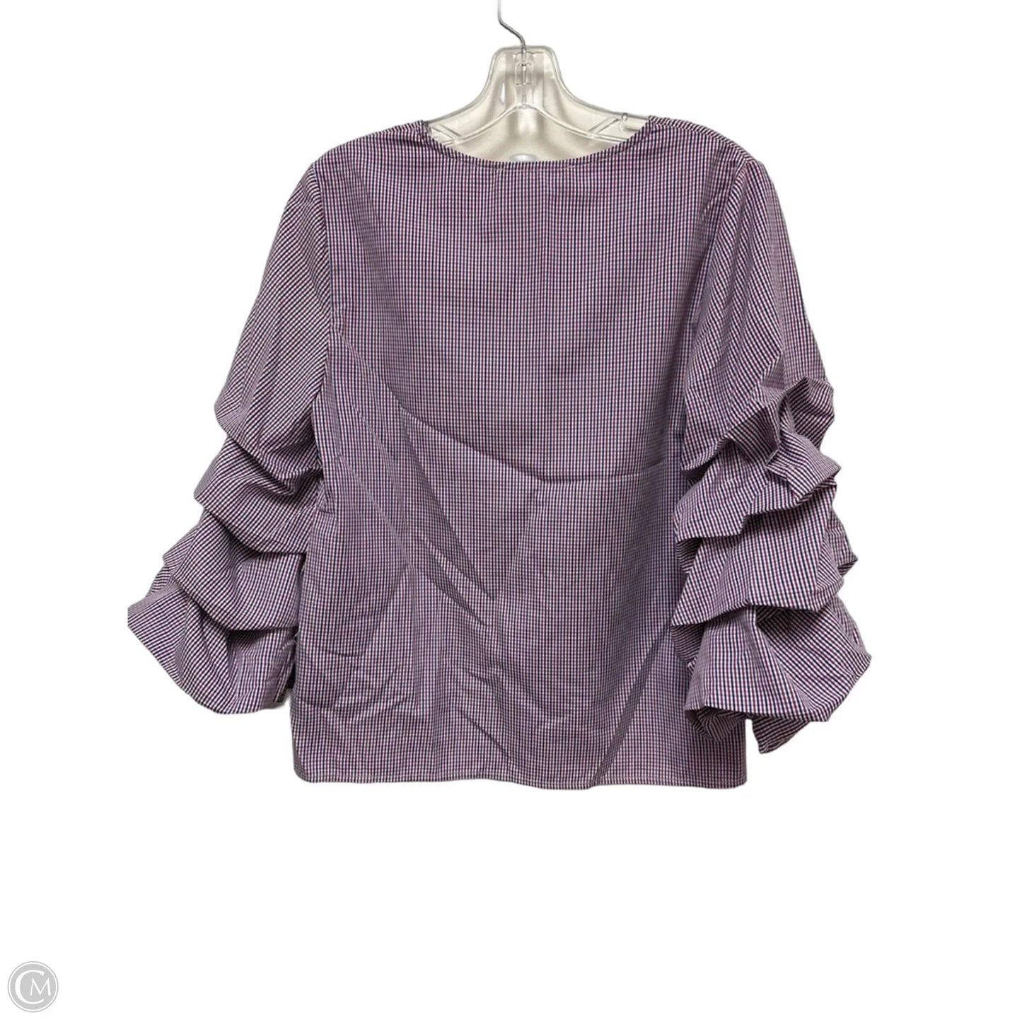 Top Long Sleeve By Sunday In Brooklyn In Blue & Red, Size: Xs