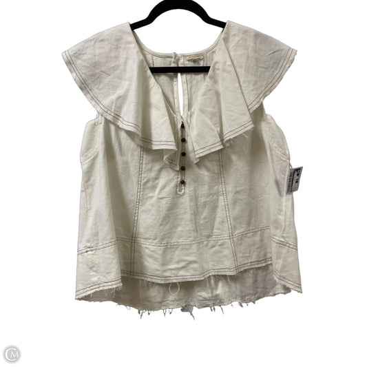 Top Short Sleeve By Pilcro In White, Size: M