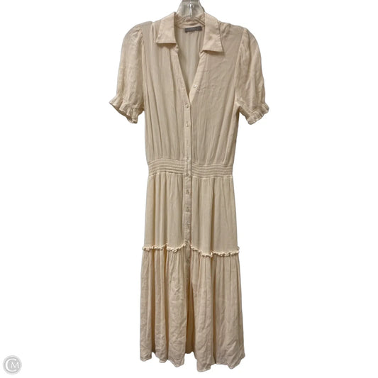 Dress Casual Maxi By Tart In Cream, Size: S
