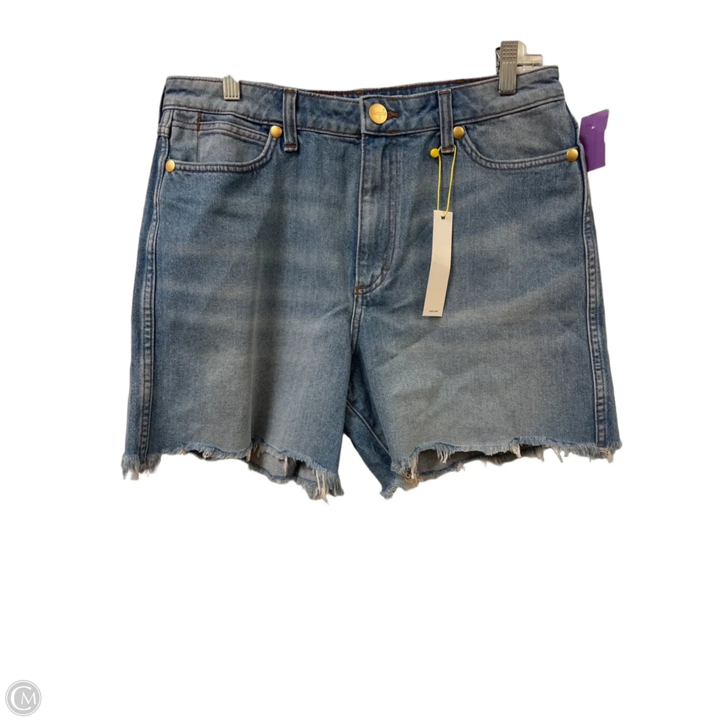 Shorts By Wrangler In Blue Denim, Size: 12