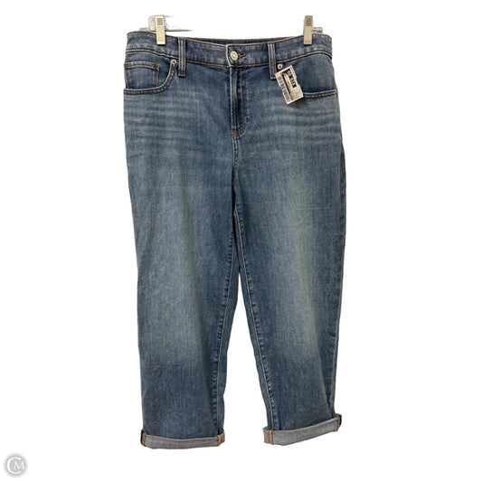 Jeans Boyfriend By Chicos In Blue Denim, Size: 6