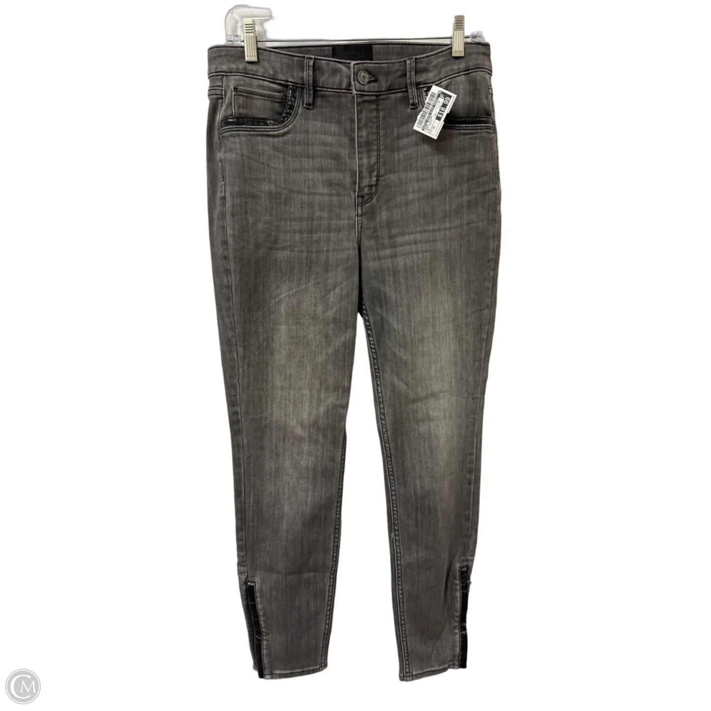 Jeans Skinny By White House Black Market In Grey Denim, Size: 10
