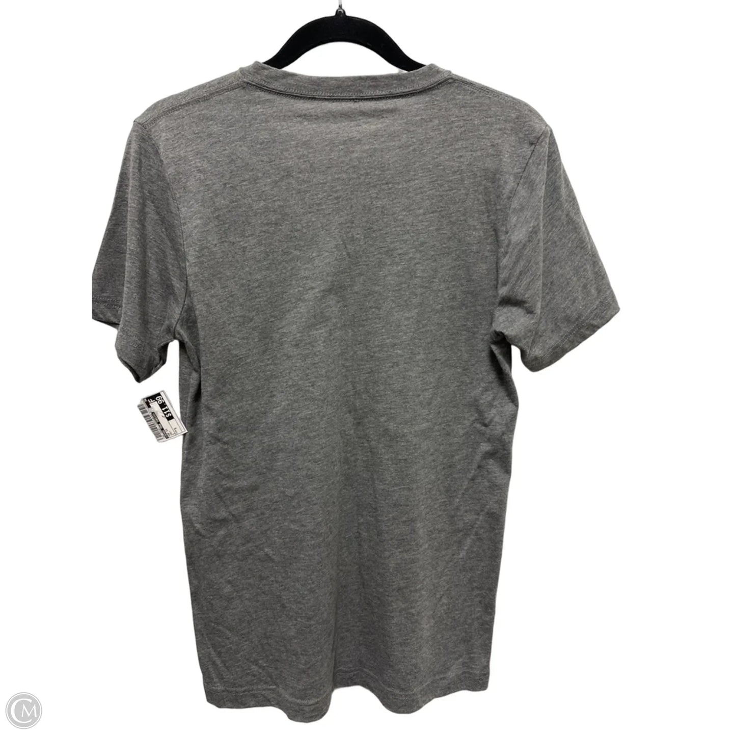 Top Short Sleeve By Texas True Threads In Grey, Size: S