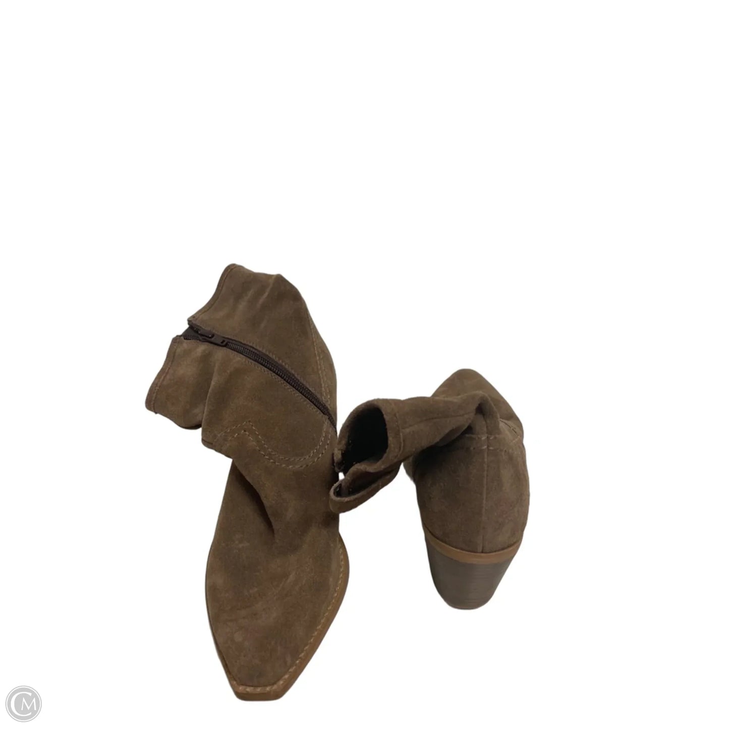 Boots Ankle Heels By Steve Madden In Brown, Size: 8.5