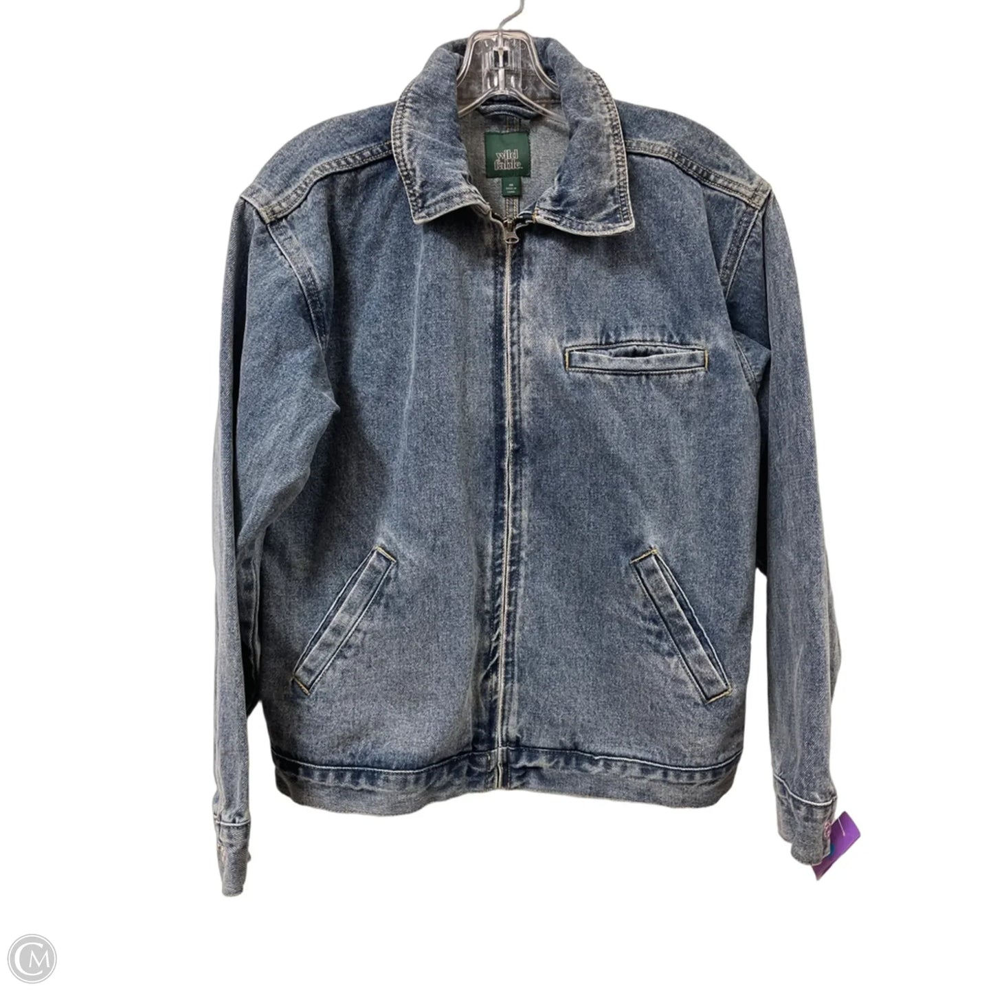 Jacket Denim By Wild Fable In Blue Denim, Size: Xs