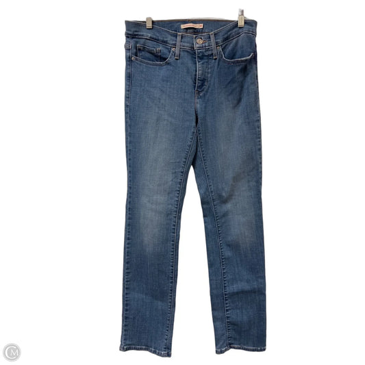 Jeans Straight By Levis In Blue Denim, Size: 6