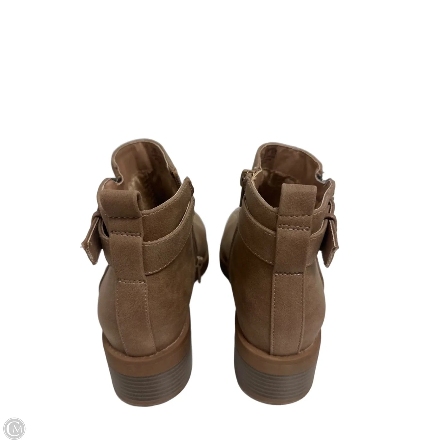 Boots Ankle Flats By Life Stride In Brown, Size: 6.5