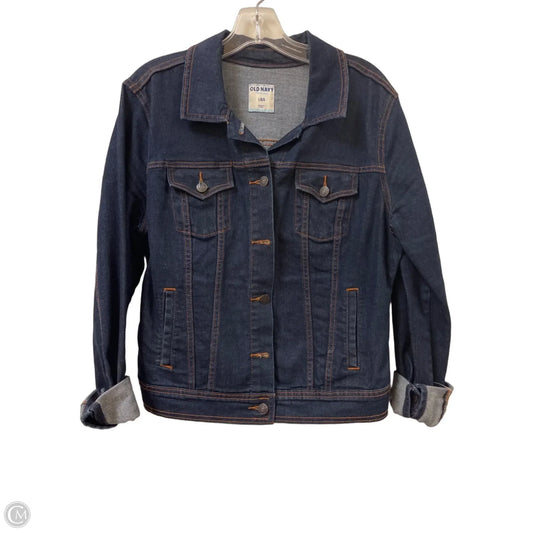 Jacket Denim By Old Navy In Blue Denim, Size: L