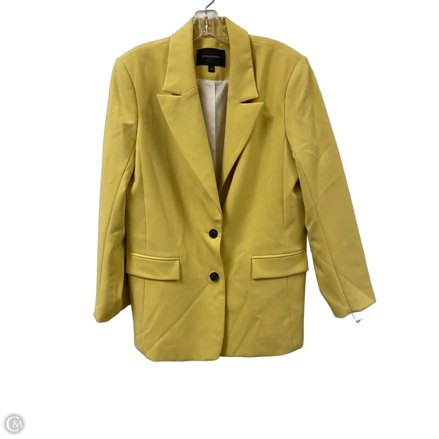 Blazer By Banana Republic In Yellow, Size: M