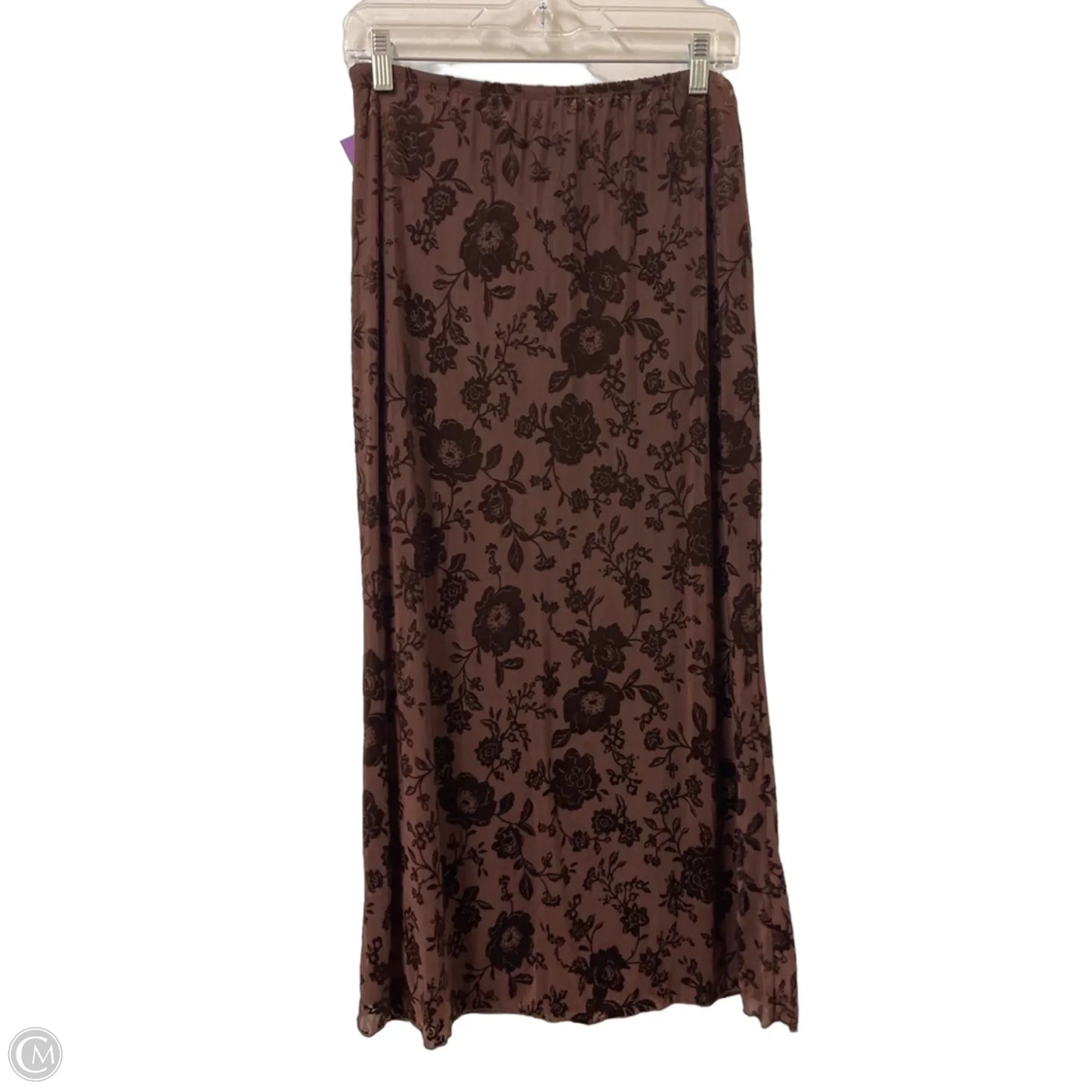 Skirt Maxi By See You Monday In Brown, Size: 12