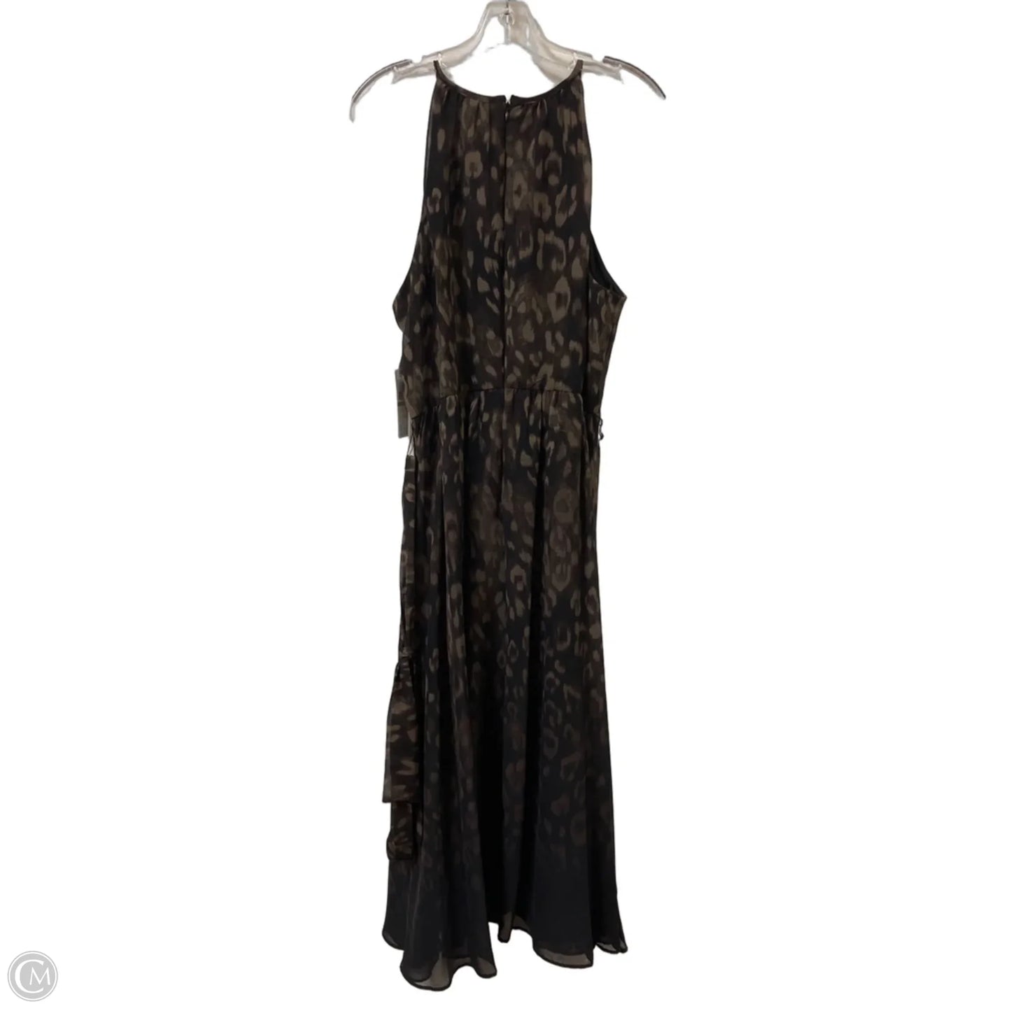 Dress Casual Maxi By Dkny In Animal Print, Size: L