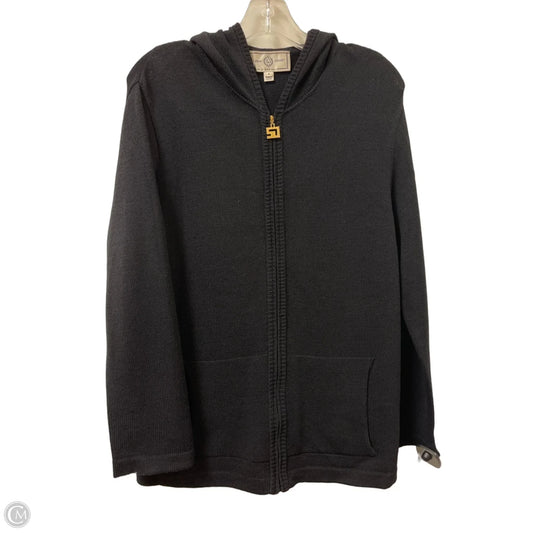 Jacket Luxury Designer By St John Collection In Black, Size: S