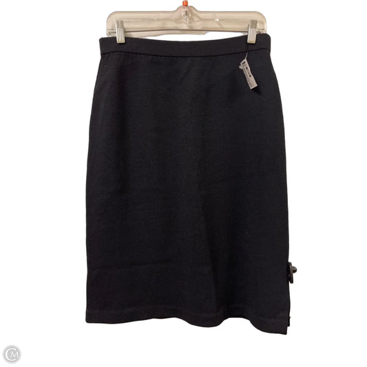 Skirt Luxury Designer By St John Collection In Black, Size: 10