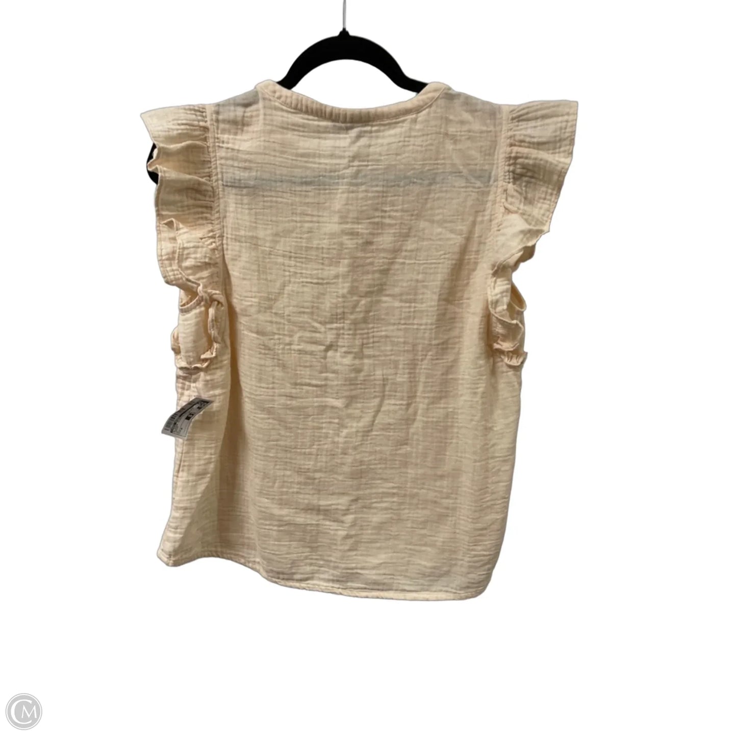 Blouse Sleeveless By Joes Jeans In Cream, Size: M