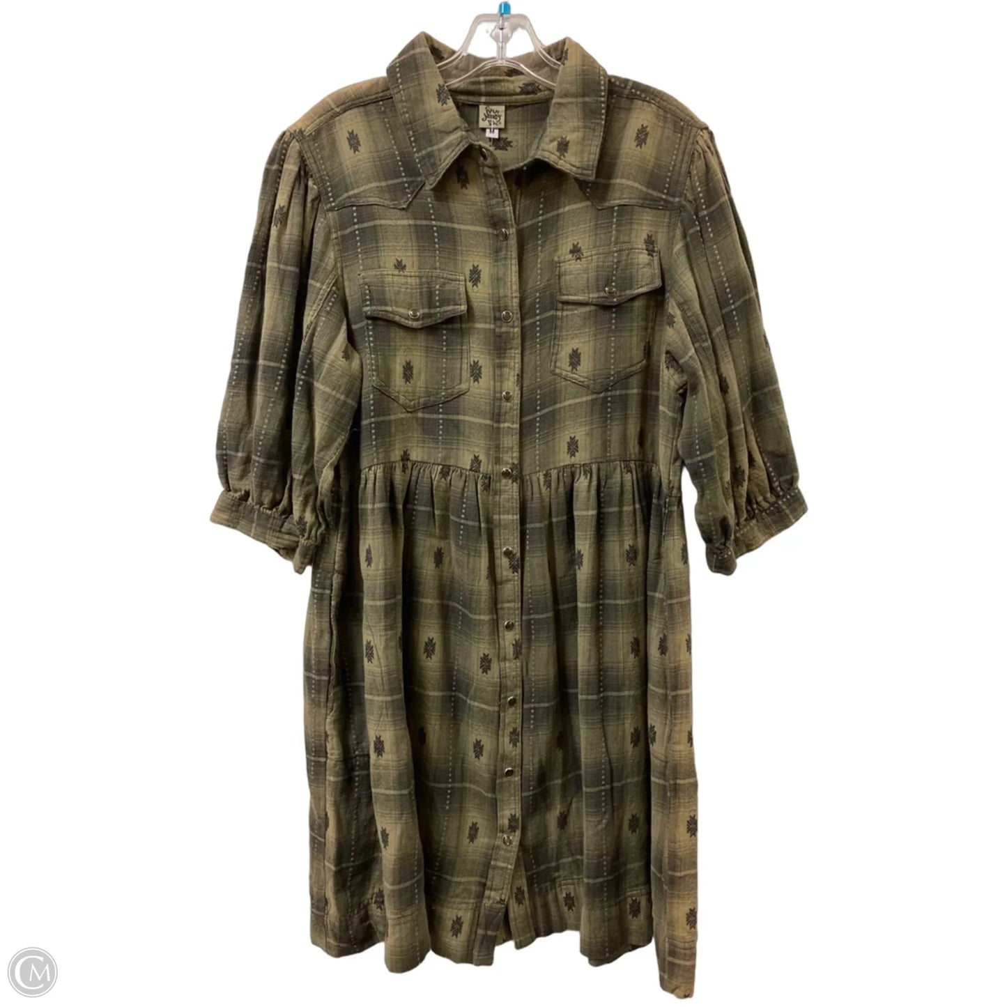 Dress Casual Short By Ivy Jane In Green, Size: M