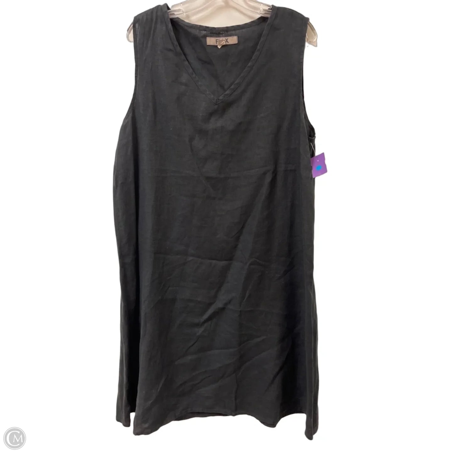 Dress Casual Midi By Flax In Black, Size: L