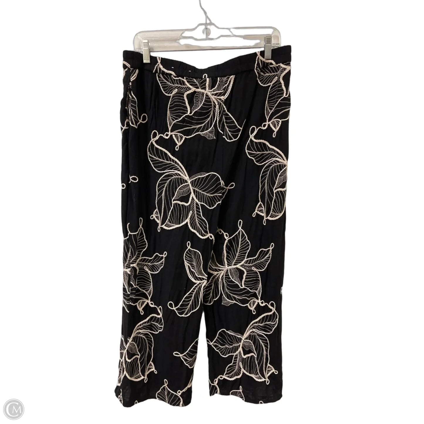 Pants Wide Leg By Chicos In Black, Size: 12