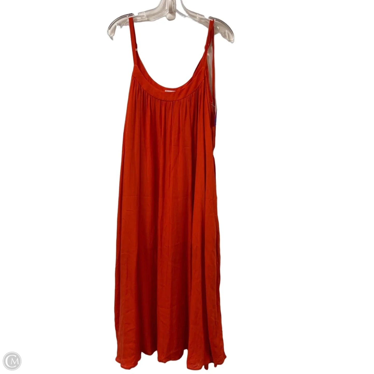 Dress Casual Midi By Clothes Mentor In Orange, Size: S