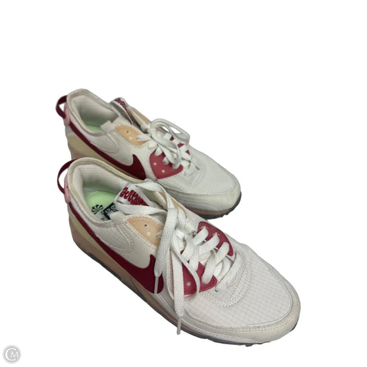 Shoes Sneakers By Nike In Pink & White, Size: 9