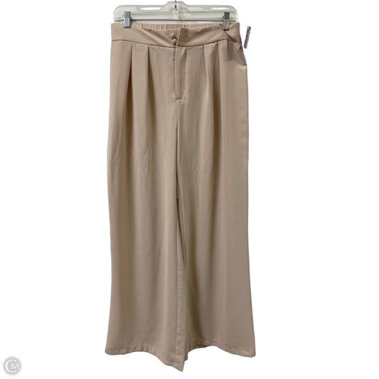 Pants Wide Leg By Shein In Cream, Size: 12