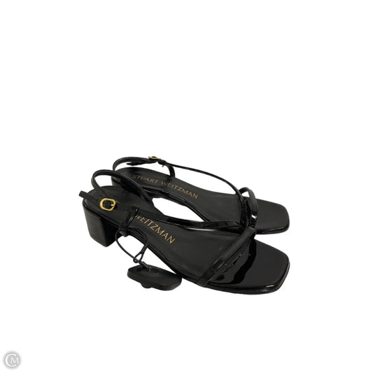 Sandals Designer By Stuart Weitzman In Black, Size: 7