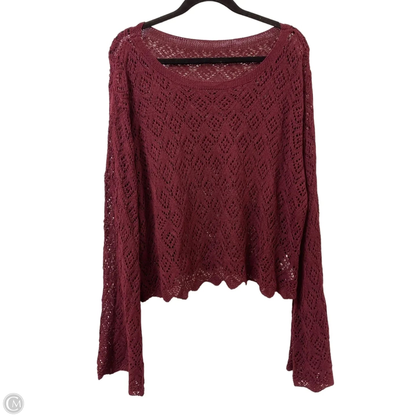 Sweater By Cider In Red, Size: 2x