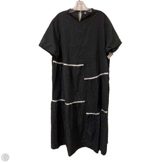 Dress Casual Maxi By Shein In Black, Size: 2x