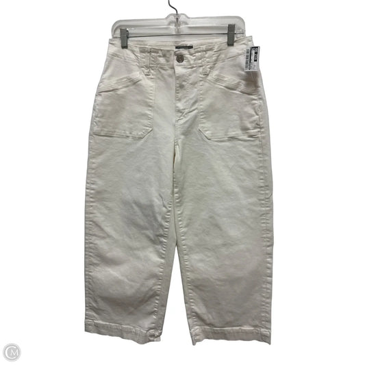 Jeans Wide Leg By Maurices In White Denim, Size: 12