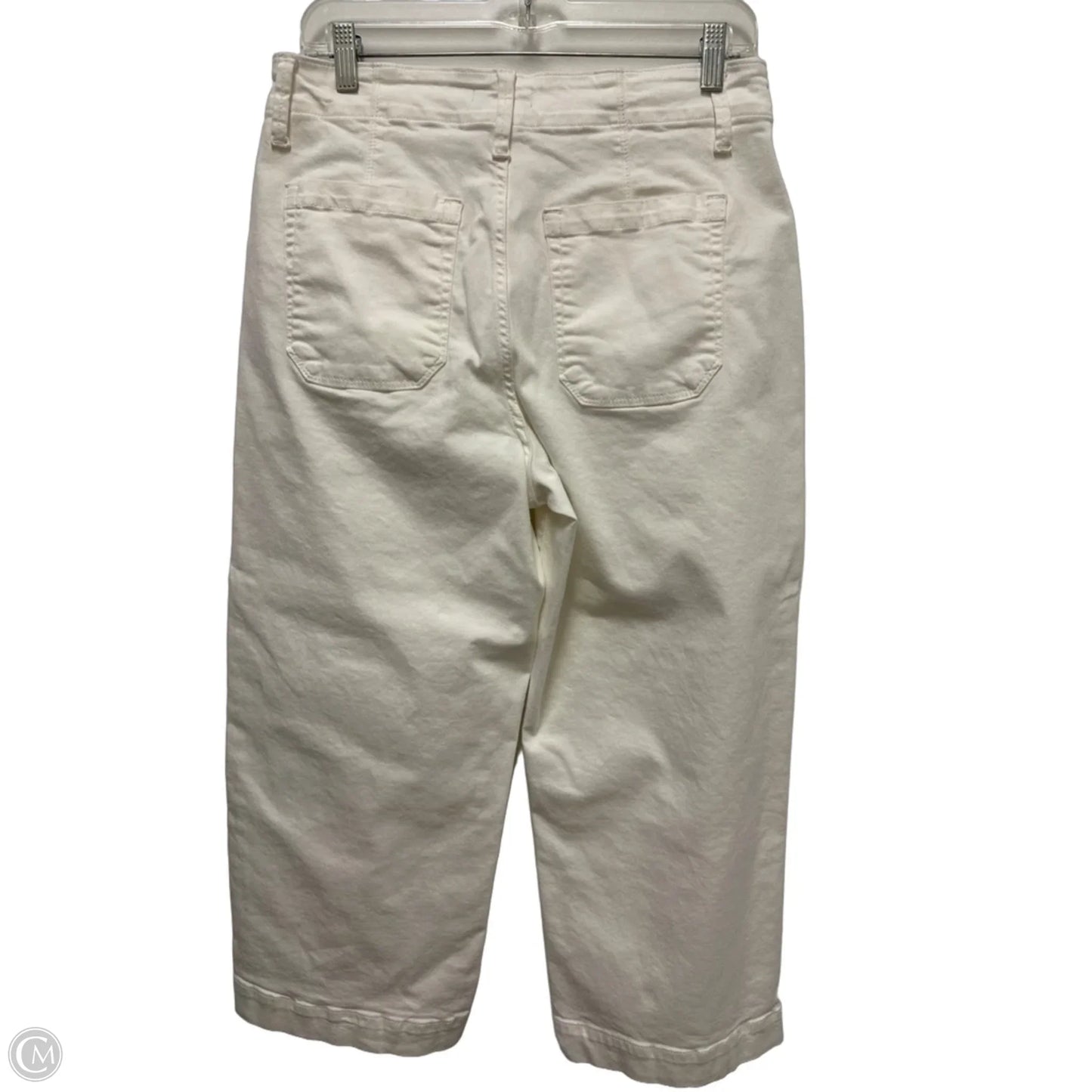 Jeans Wide Leg By Maurices In White Denim, Size: 12