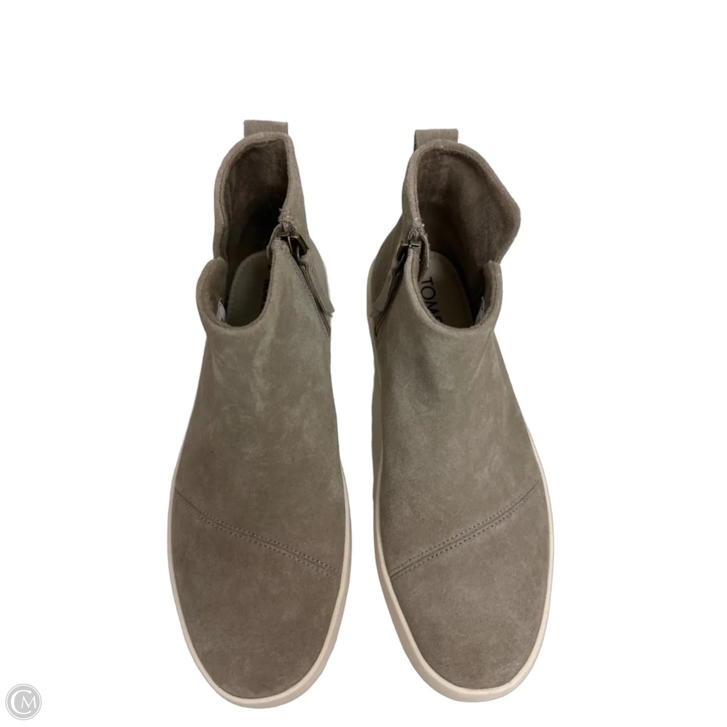 Shoes Flats By Toms In Grey, Size: 7.5