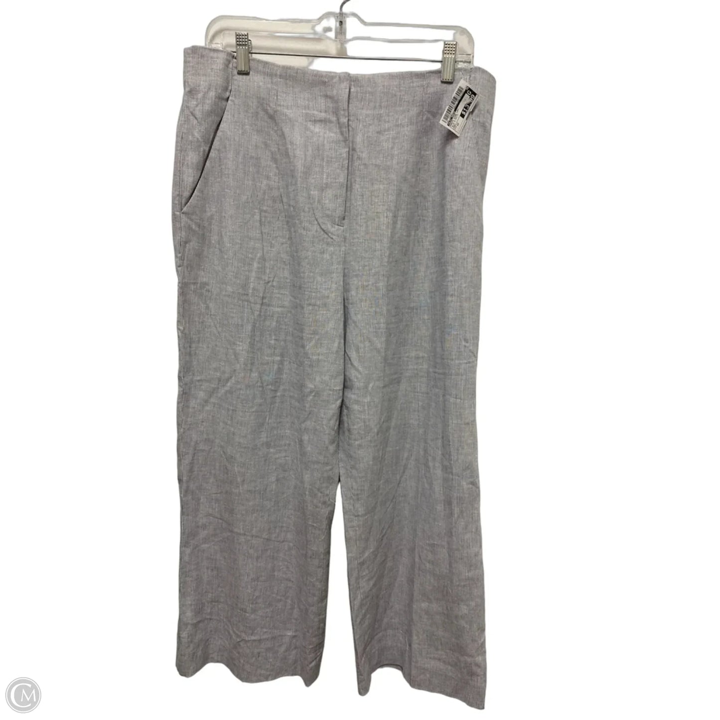 Pants Wide Leg By Alex Marie In Blue & White, Size: 12