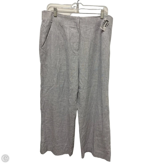 Pants Wide Leg By Alex Marie In Blue & White, Size: 12