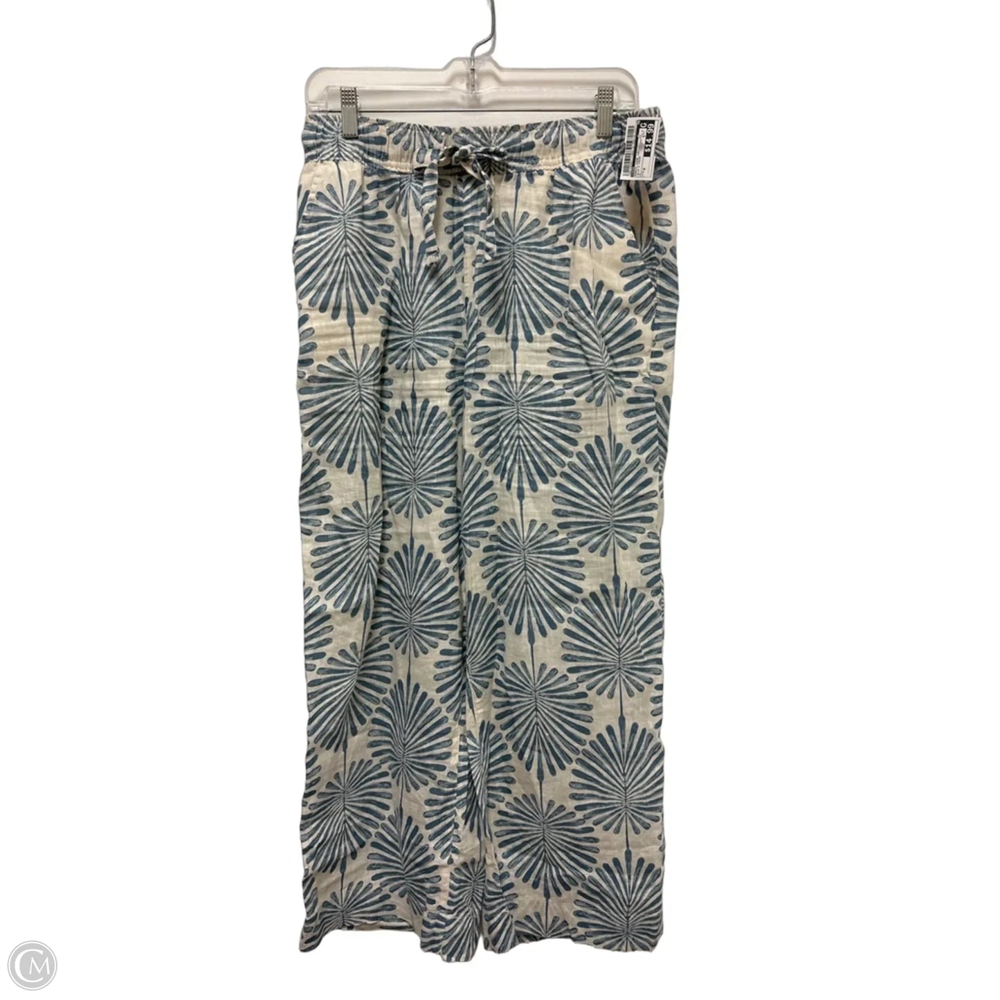 Pants Wide Leg By Joie In Blue & Cream, Size: 8