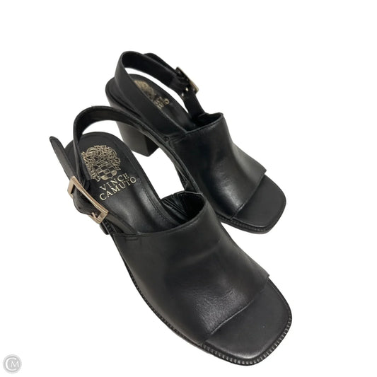 Sandals Heels Block By Vince Camuto In Black, Size: 6