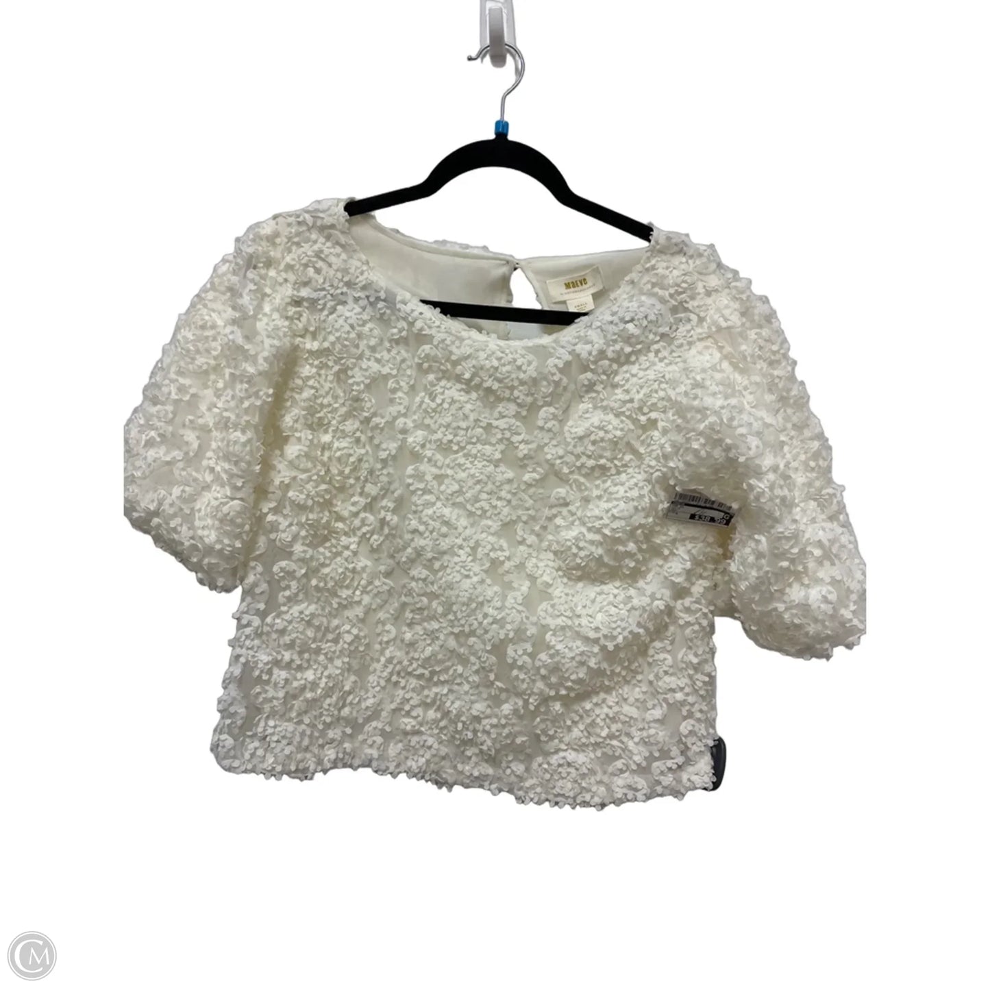 Top Short Sleeve By Maeve In White, Size: S
