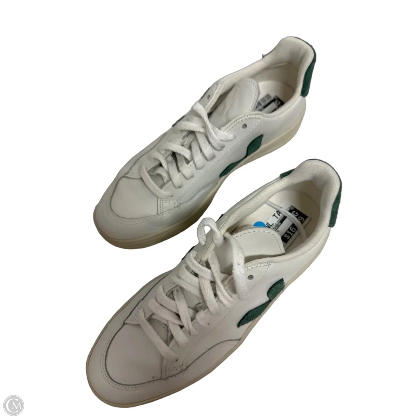 Shoes Sneakers By Clothes Mentor In Green & White, Size: 7