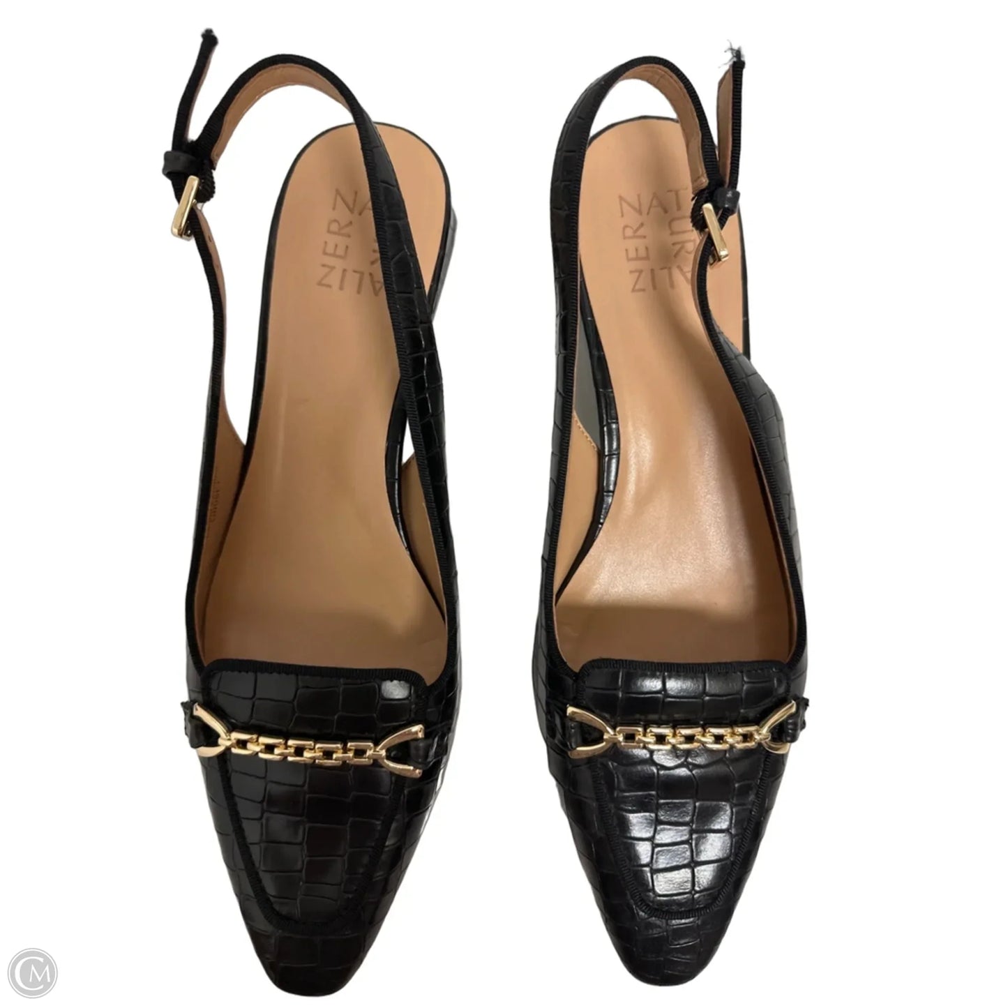 Sandals Heels Block By Naturalizer In Black, Size: 8.5